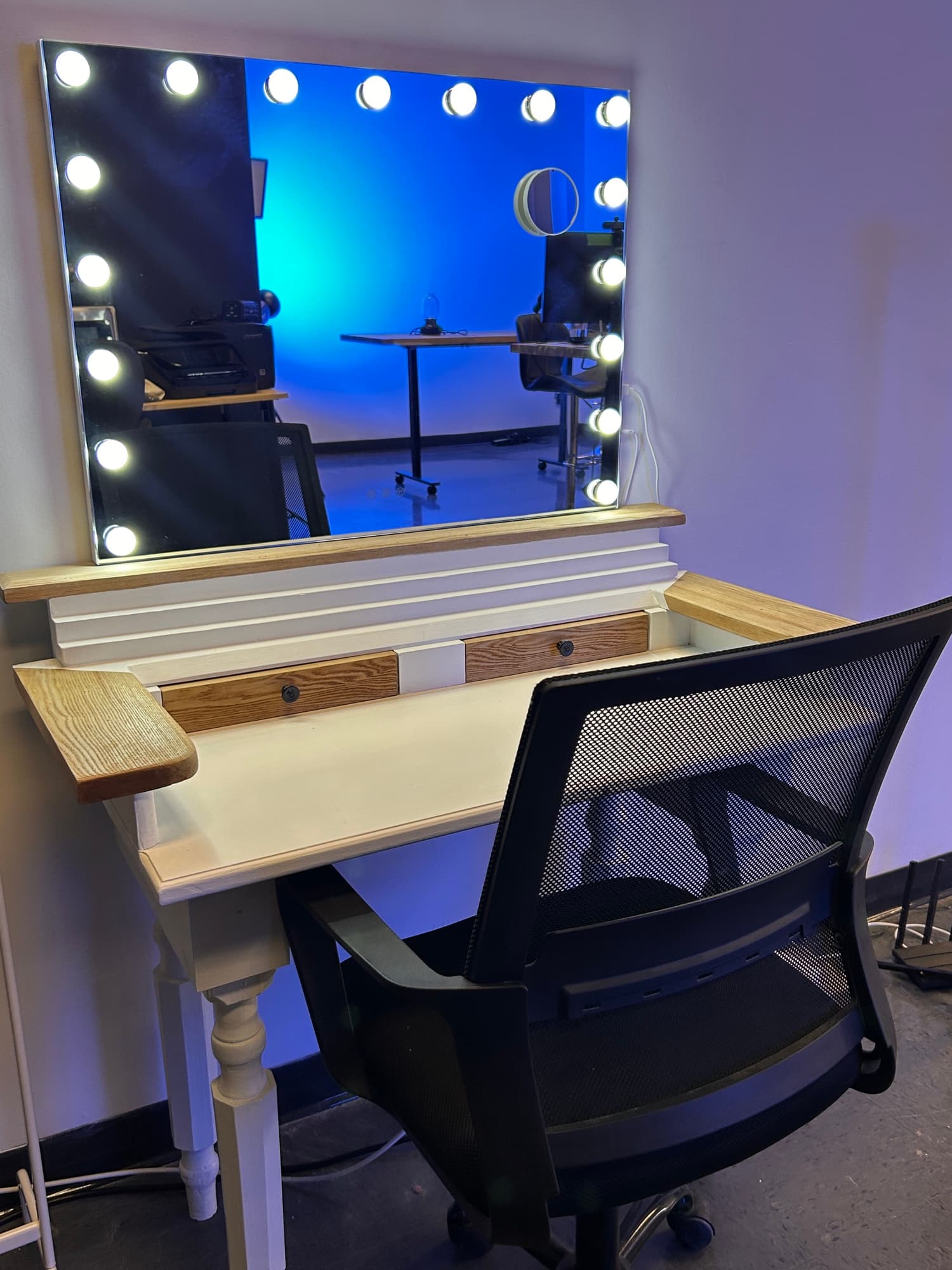 Détail de l'équipement de tournage du Studio de l'île